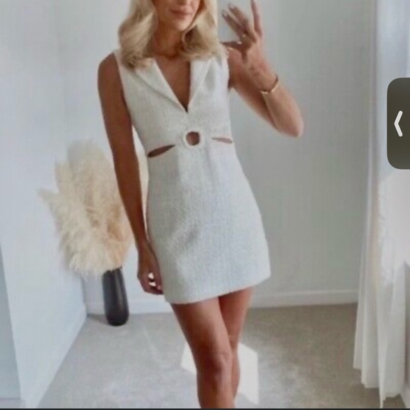 Zara Dresses & Skirts - NWT Zara tweed cutout dress size medium Blogger Favorite